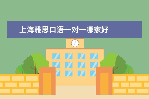 上海雅思口语一对一哪家好