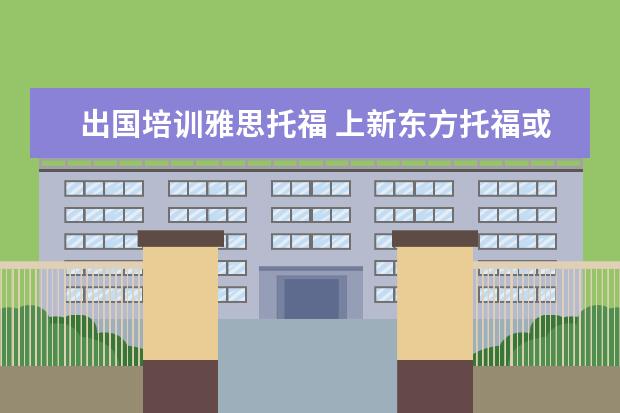 出国培训雅思托福 上新东方托福或者雅思的培训班一般要多少钱?谢谢~~ ...