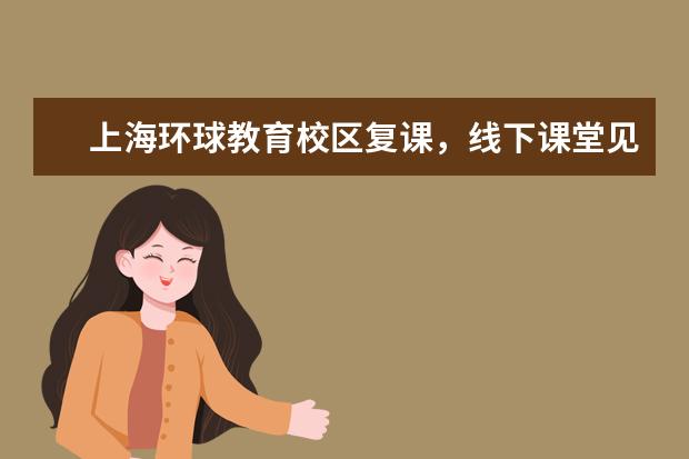 上海环球教育校区复课，线下课堂见，6月份特惠