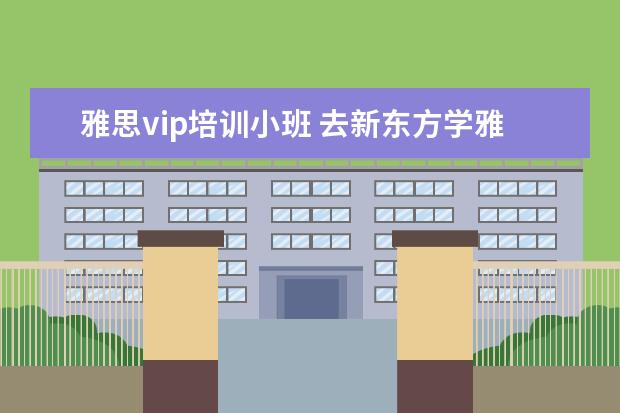 雅思vip培训小班 去新东方学雅思需要多少钱