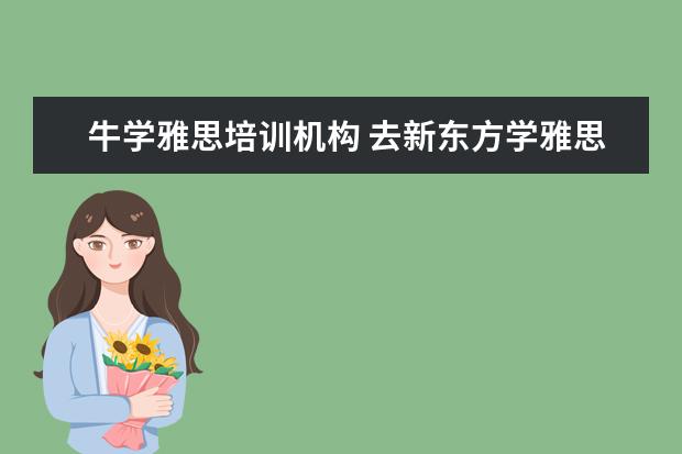 牛学雅思培训机构 去新东方学雅思需要多少钱