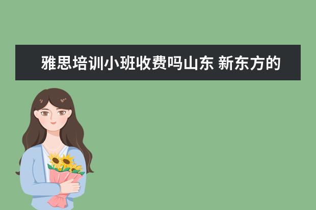 雅思培训小班收费吗山东 新东方的雅思大班小班教材一样吗,上课内容有什么区...