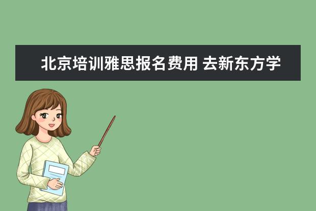 北京培训雅思报名费用 去新东方学雅思需要多少钱