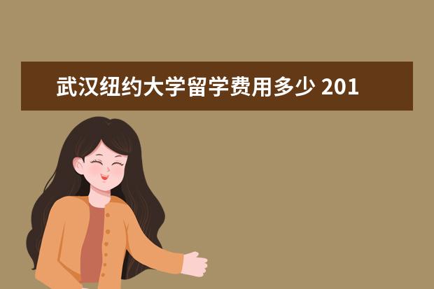 武汉纽约大学留学费用多少 2018年美国本科转学常见问题一览